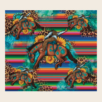 Bucking Bronco Serape Turquoise Premium Sweatshirt | Teevron