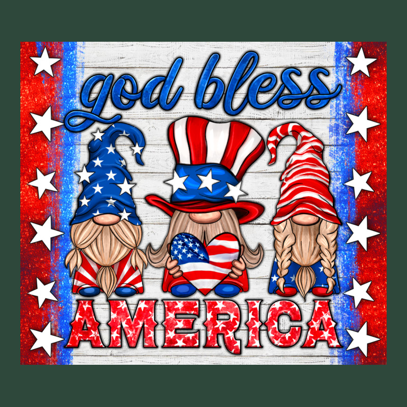 God Bless America Gnomes Zipper Hoodie by HRA Design Shop | Teevron