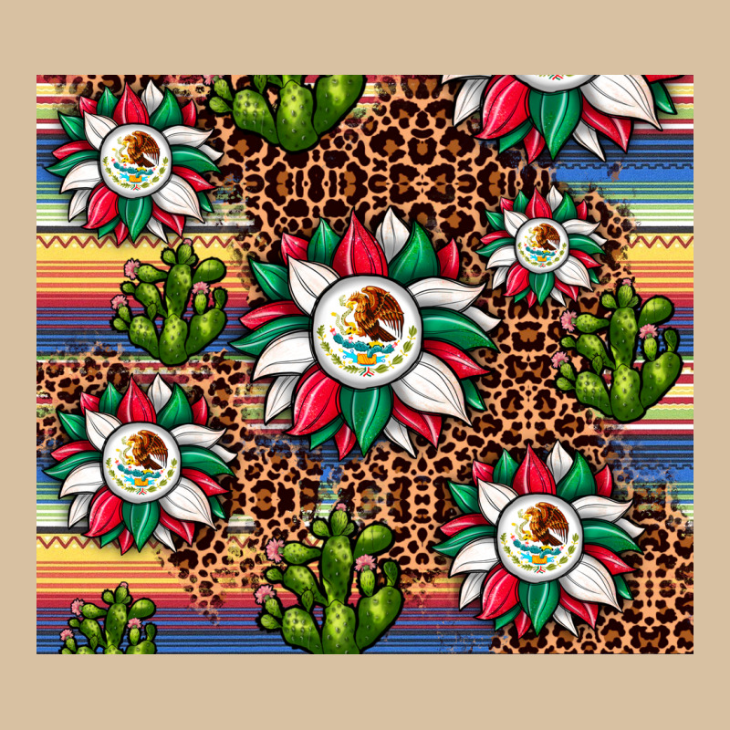 Sunflower Mexican Flag Tumbler Heavyweight Hoodie by JahusDesignShop | Teevron