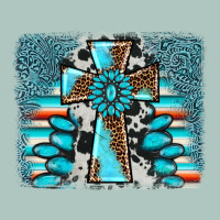 Cross Gemstone Background Premium Sweatshirt | Teevron