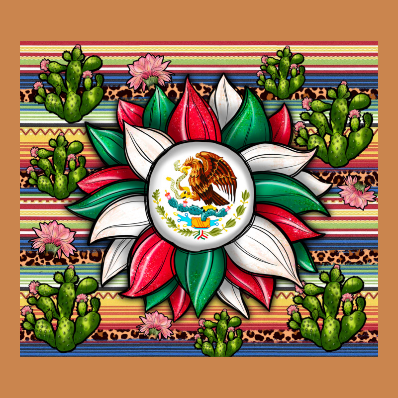 Sunflower Mexican Flag Tumbler Heavyweight Hoodie by JahusDesignShop | Teevron