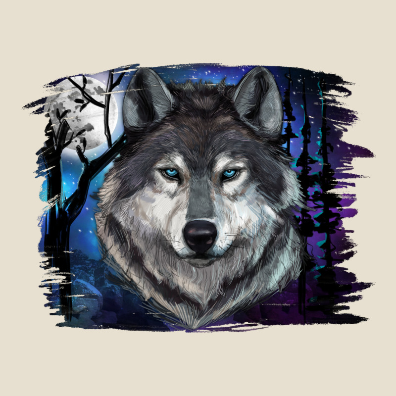 Wolf And Full Moon Urban Heavy Tee by RanaPortraitStore | Teevron