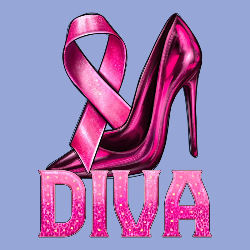 Breast Cancer Diva Ribbon And Heels Classic Tee by texasbilliewilder | Teevron