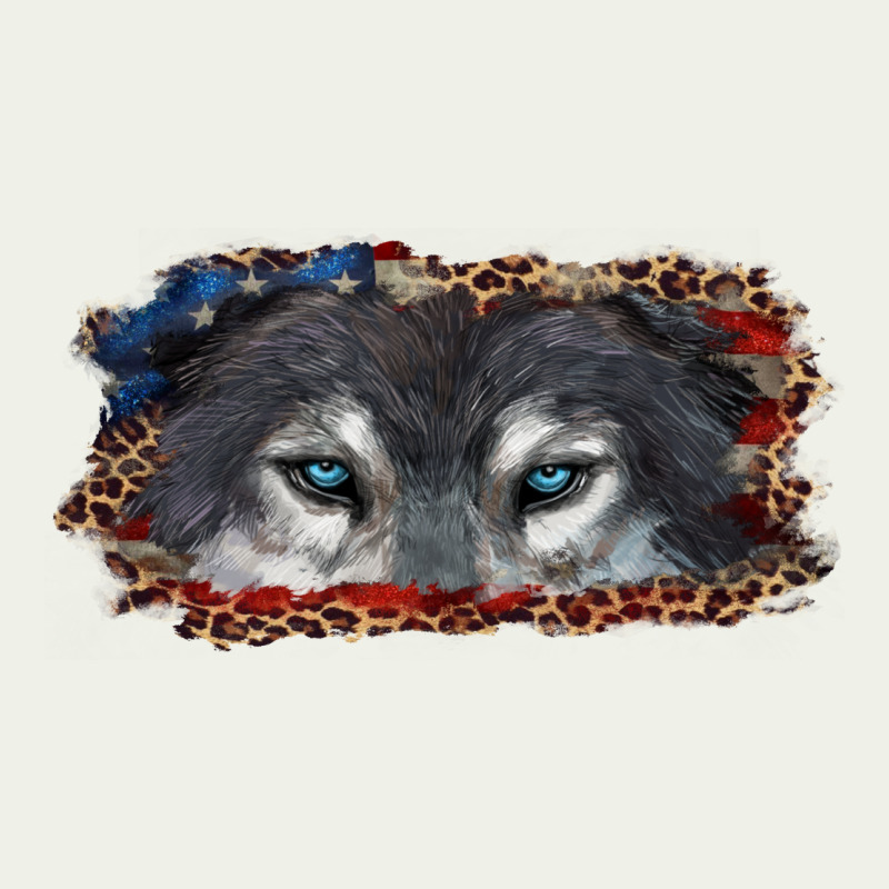 Wolf Eyes American Flag Urban Heavy Tee by RanaPortraitStore | Teevron