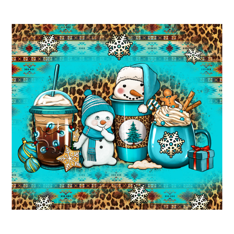 Winter Snowman Coffee Heavyweight Hoodie by Jasminsmagicworld | Teevron