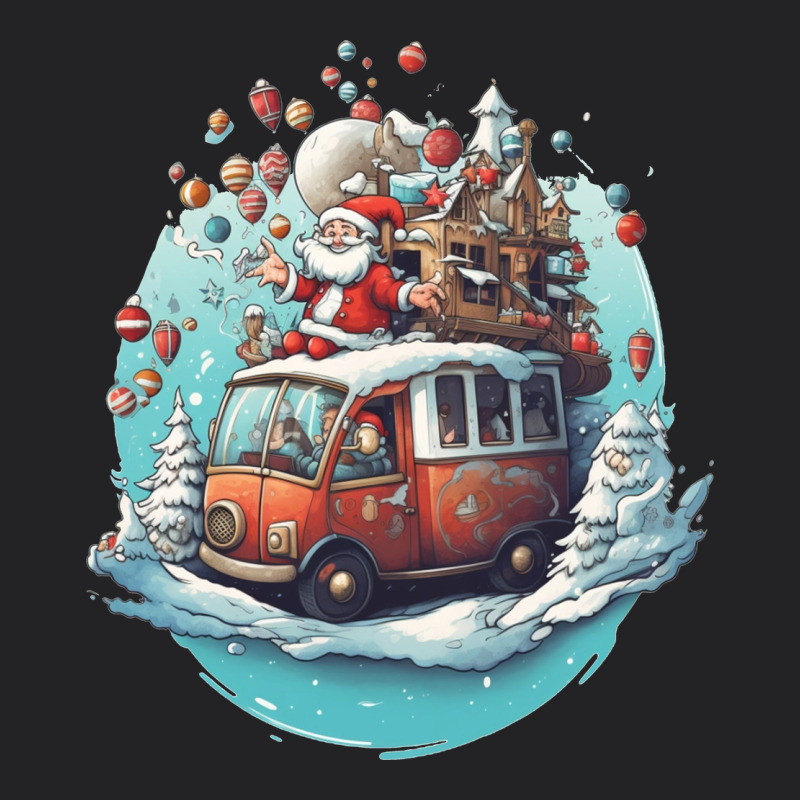 Happy Santa Vintage Tee by Unal Design | Teevron