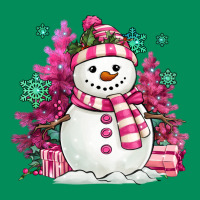Pink Christmas Snowman Urban Hoodie | Teevron