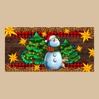 Christmas Tree With Snowman Heavyweight Hoodie | Teevron