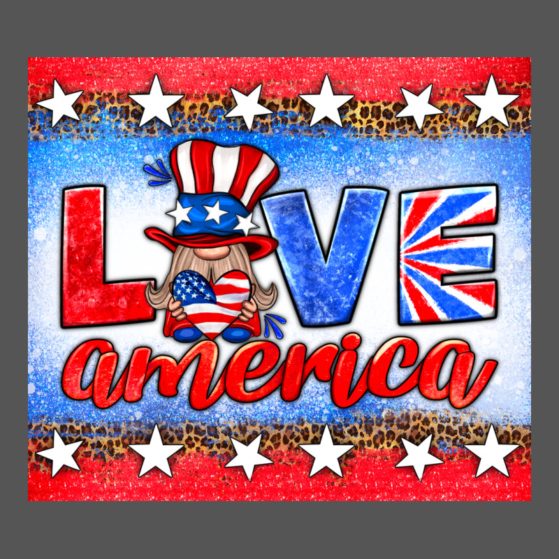 Love America Gnome Zipper Hoodie by HRA Design Shop | Teevron