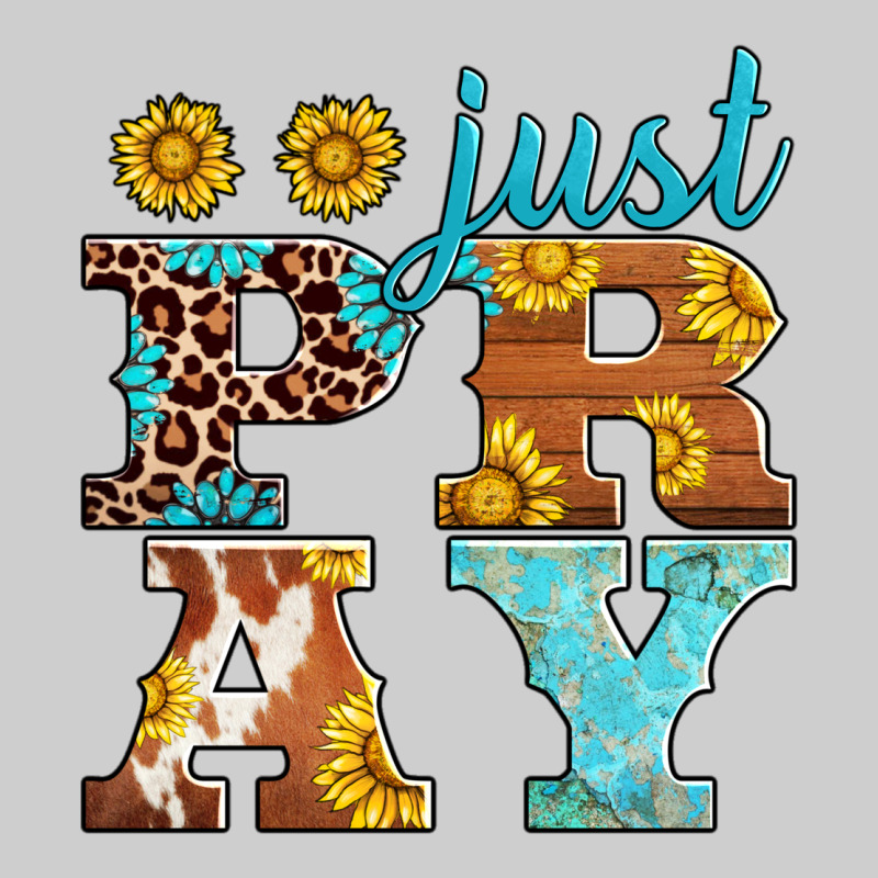 Just Pray Western Sunflowers Premium Sweatshirt by AdoDesignShop | Teevron