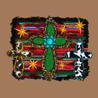 Cross Leopard Cowhide Glitter Serape Classic Tee | Teevron