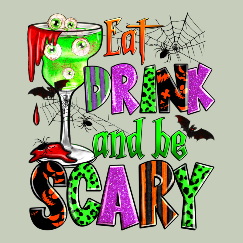 Eat Drink And Be Scary Long Sleeve Tee by Zillion Design Studio | Teevron