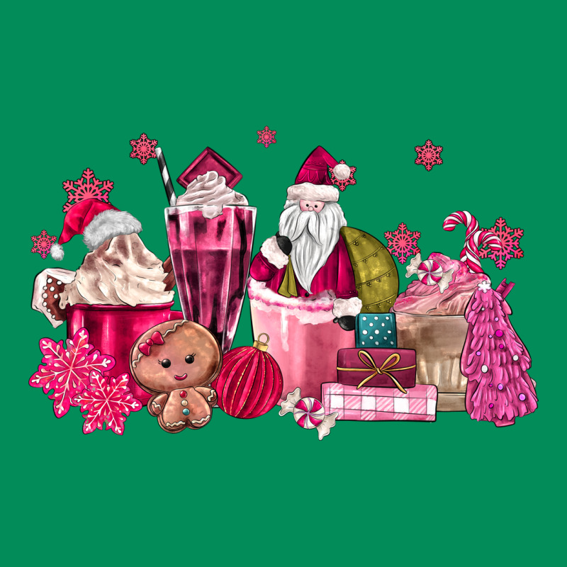 Pink Santa Coffee Urban Hoodie by MaliasSmallBusiness | Teevron