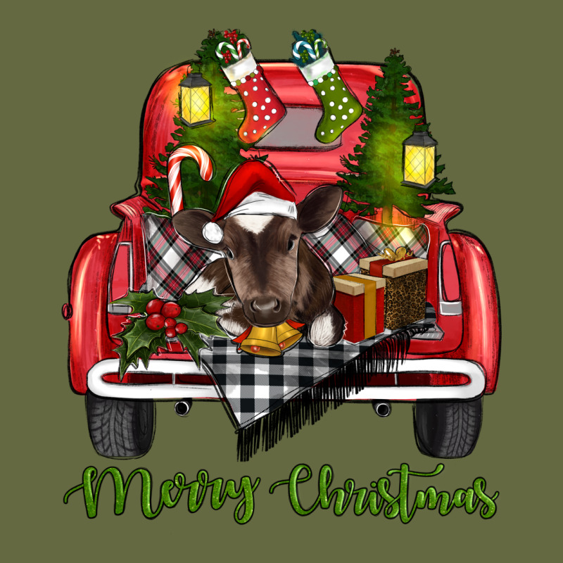 Merry Christmas Truck Long Sleeve Tee by RanaPortraitStore | Teevron