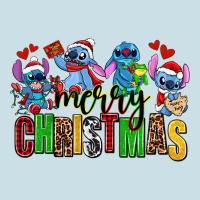 Merry Christmas Stitch Ladies Tee | Teevron