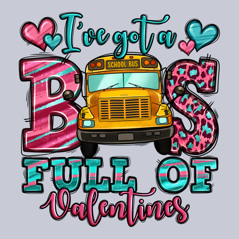 I've Got A Bus Full Of Valentines School Bus Heavyweight Hoodie by Jasminsmagicworld | Teevron