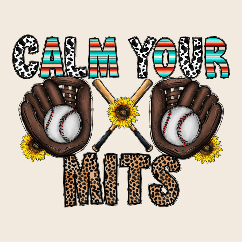 Calm Your Mits Baseball Zipper Hoodie by CowhideDigitalArt | Teevron