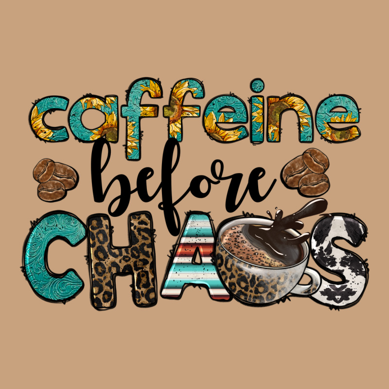 Western Caffeine Before Chaos Vintage Tee by BarkalooDesign | Teevron
