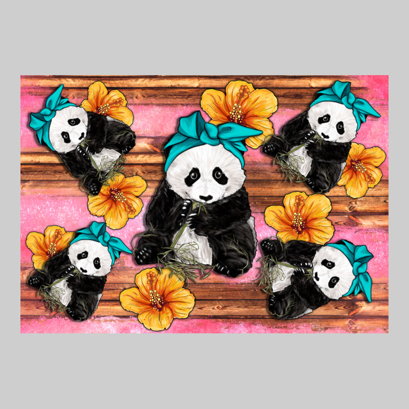 Baby Panda Flowers Premium Tee by Artiststas | Teevron