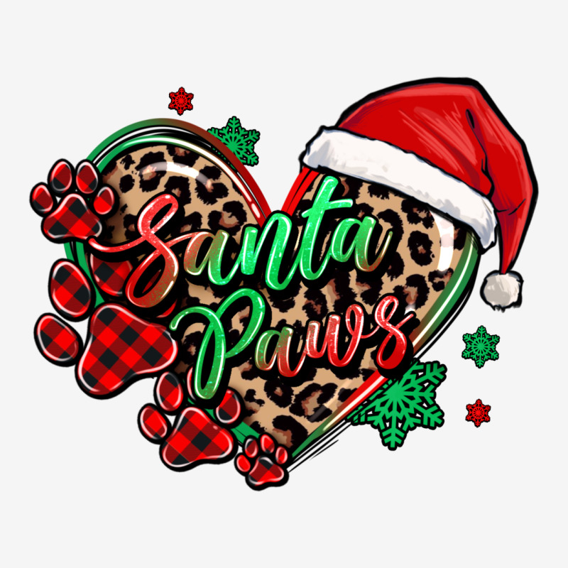 Santa Paws Christmas Heart Urban Hoodie by MaliasSmallBusiness | Teevron
