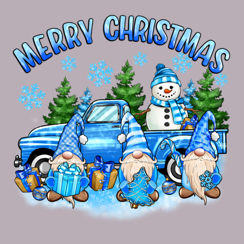 Merry Christmas Snowman Gnomes Truck Vintage Tee by MaliasSmallBusiness | Teevron