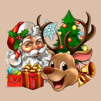 Santa And Reindeer Urban Heavy Tee | Teevron