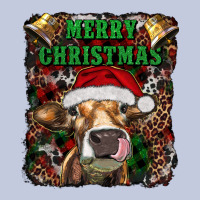 Merry Christmas Heifer With Cowbells Long Sleeve Tee | Teevron