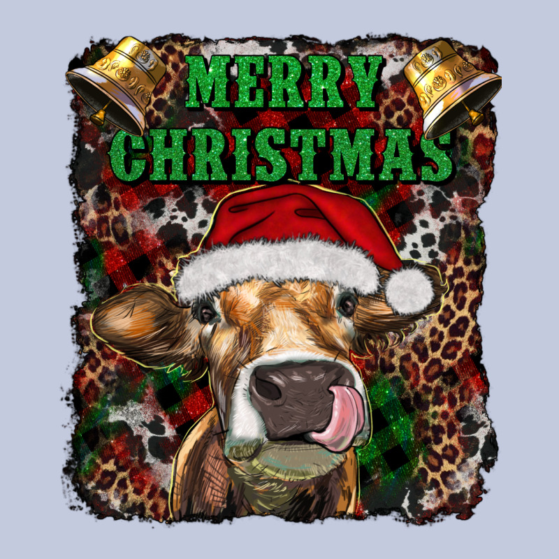 Merry Christmas Heifer With Cowbells Long Sleeve Tee by RanaPortraitStore | Teevron