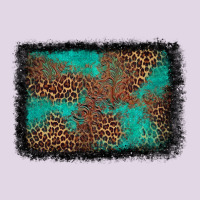 Western Leopard Turquoise Glitter Tooled Leather Classic Tee | Teevron