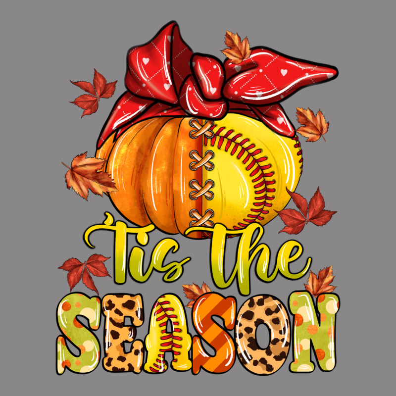 Tis The Season Fall Softball Vintage Tee by MaliasSmallBusiness | Teevron