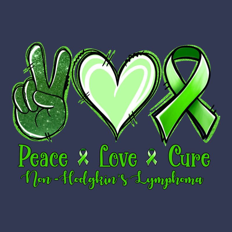 Peace Love Cure Non Hodgkin's Lymphoma Heavyweight Hoodie by Jasminsmagicworld | Teevron