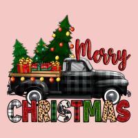 Merry Christmas With Black Truck Urban Heavy Tee | Teevron