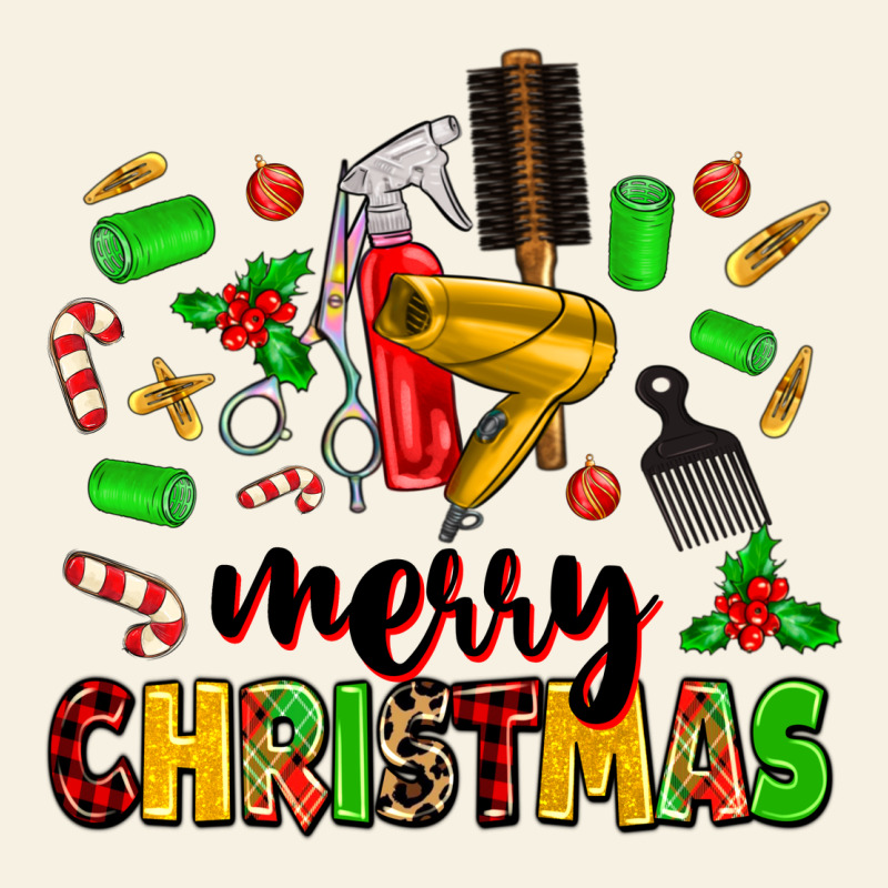 Merry Christmas Hair Vintage Tee by MaliasSmallBusiness | Teevron