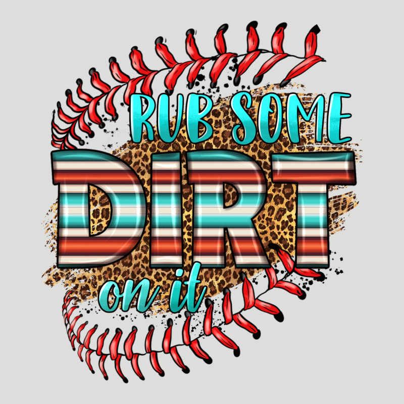 Rub Some Dirt On It Softball Zipper Hoodie by HRA Design Shop | Teevron