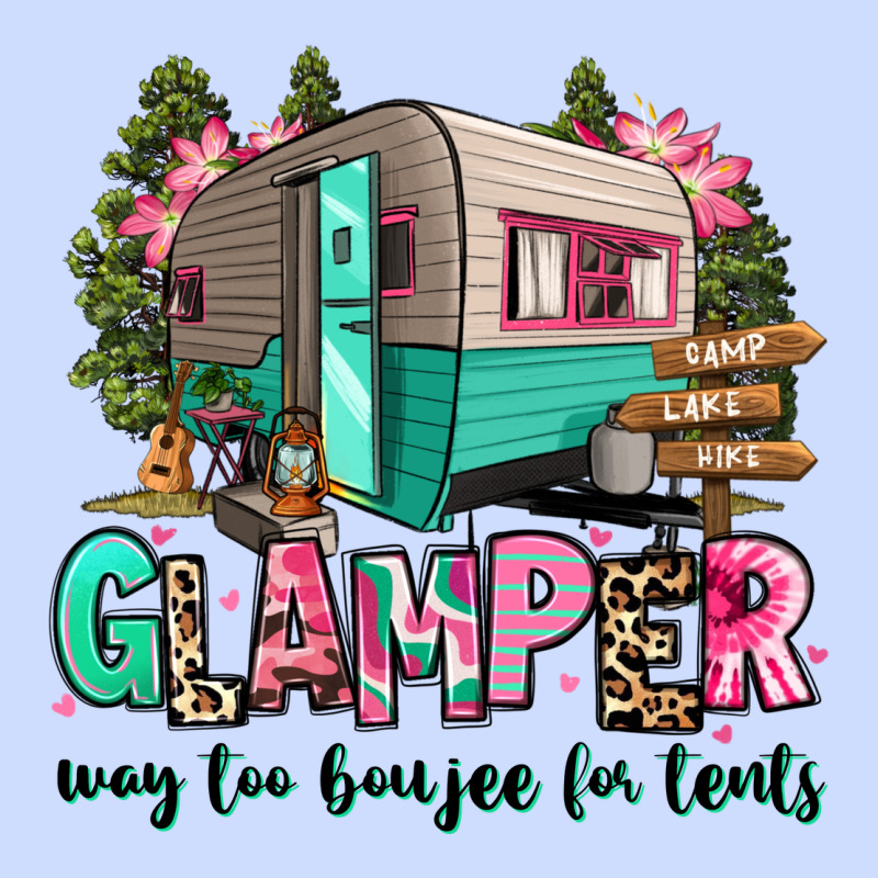 Glamper Way Too Boujee For Tents 2 Urban Heavy Tee by RanaPortraitStore | Teevron