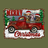 Christmas Truck With Cows Long Sleeve Tee | Teevron