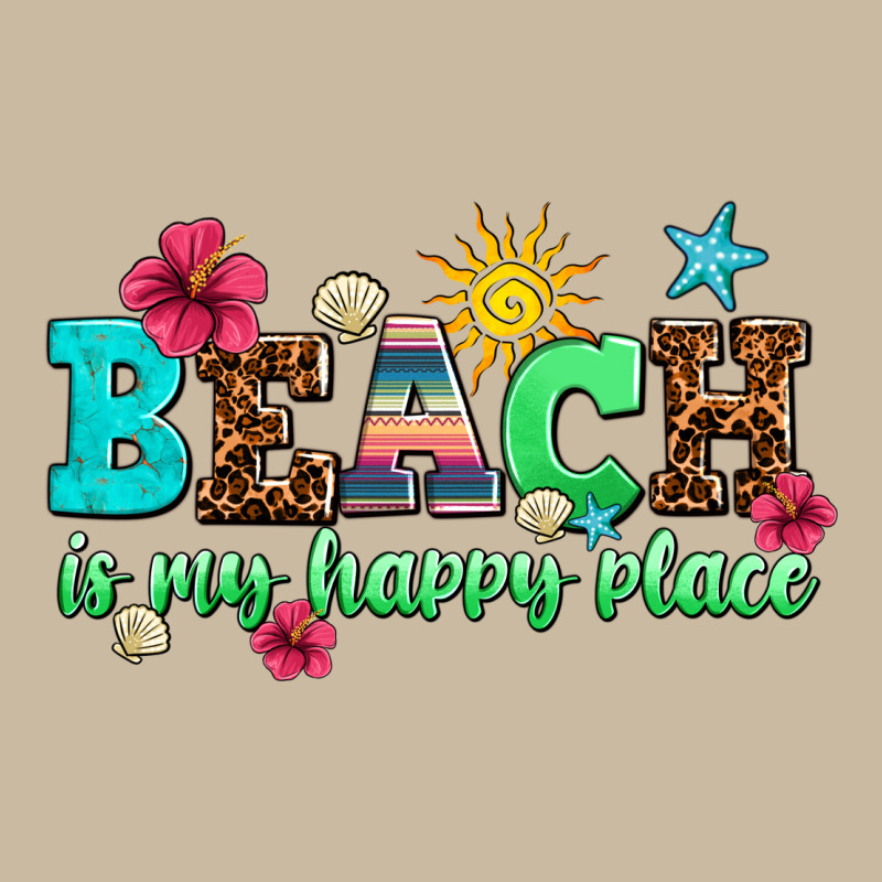 Beach Is My Happy Place Long Sleeve Tee by AdoDesignShop | Teevron