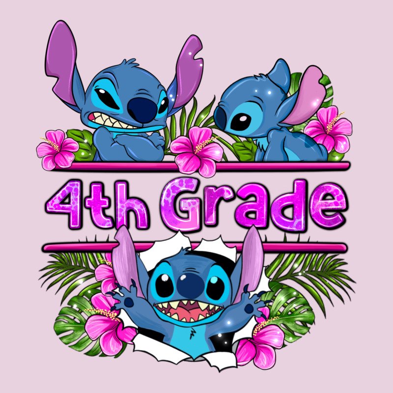 Preview Flower Stitch  4th Grade Ladies Tee by AdoDesignShop | Teevron