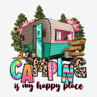 Camping Is My Happy Place Urban Heavy Tee | Teevron