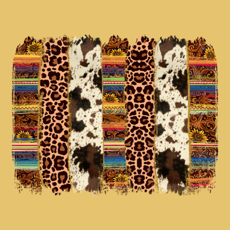 Serape Sunflower Cowhide Leopard Brushstroke Premium Sweatshirt by AdoDesignShop | Teevron