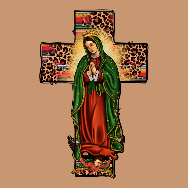 Our Lady Of Guadalupe Cross Heavyweight Hoodie by JahusDesignShop | Teevron
