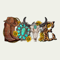 Western Love Bull Skull With Gemstone And Sunflowe Urban Heavy Tee | Teevron