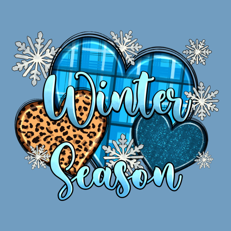 Snow Hearts Winter Season Urban Heavy Tee by Zillion Design Studio | Teevron