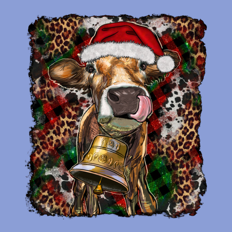 Christmas Heifer With Leoard And Cowhide Long Sleeve Tee by RanaPortraitStore | Teevron