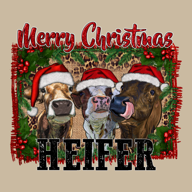 Merry Christmas Heifer Long Sleeve Tee by RanaPortraitStore | Teevron