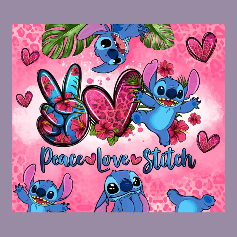 Peace Love Stitch Classic Tee by Zillion Design Studio | Teevron