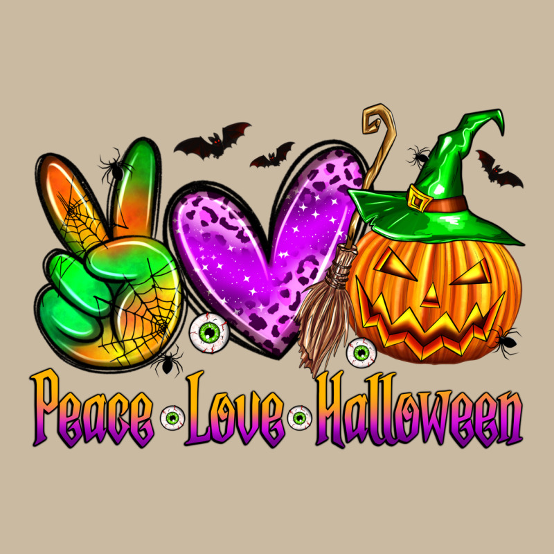 Peace Love Halloween Long Sleeve Tee by Zillion Design Studio | Teevron