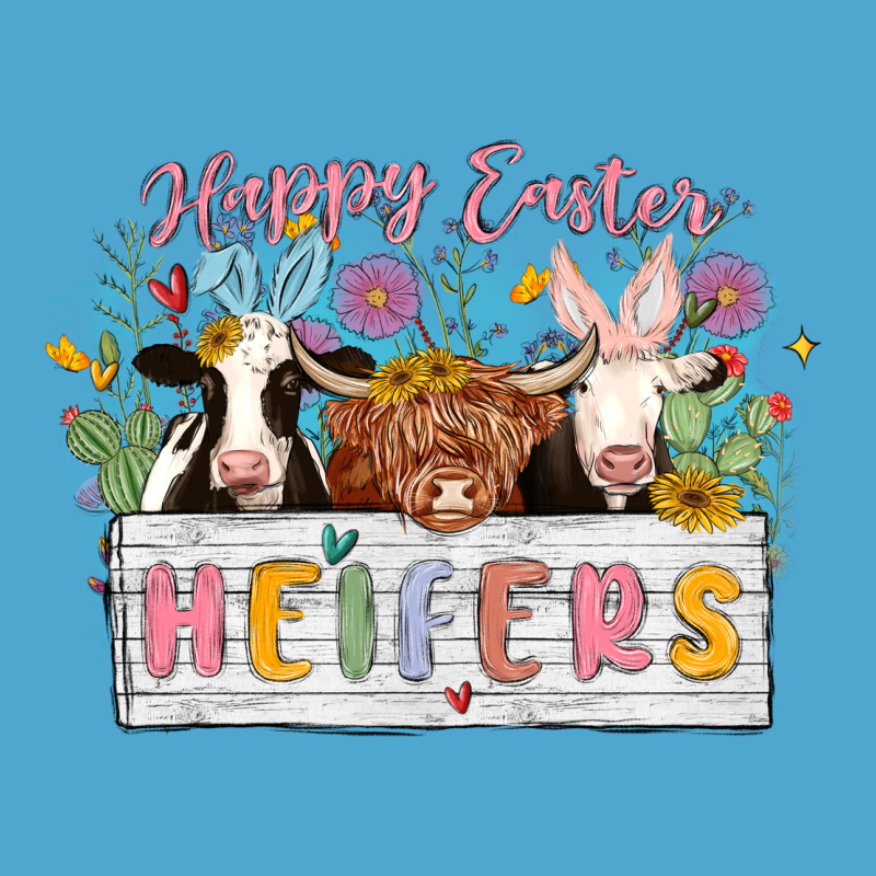 Happy Easter Heifers Premium Hoodie by MaliasSmallBusiness | Teevron