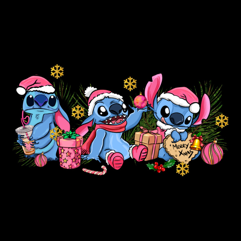 Pink Christmas Stitch And Gifts Ladies Tee by AdoDesignShop | Teevron