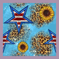 American Star And Sunflower Seamless  Pattern Heavyweight Hoodie | Teevron